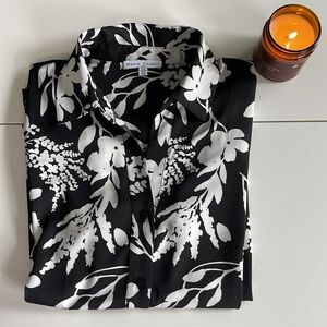Maison d’Amelie Women’s Flowered Dress Shirt